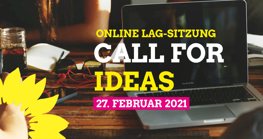 Call for Ideas - Online LAG-Sitzung